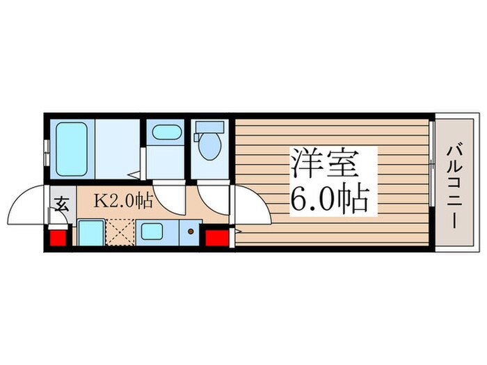 メルベーユ川越の物件間取画像
