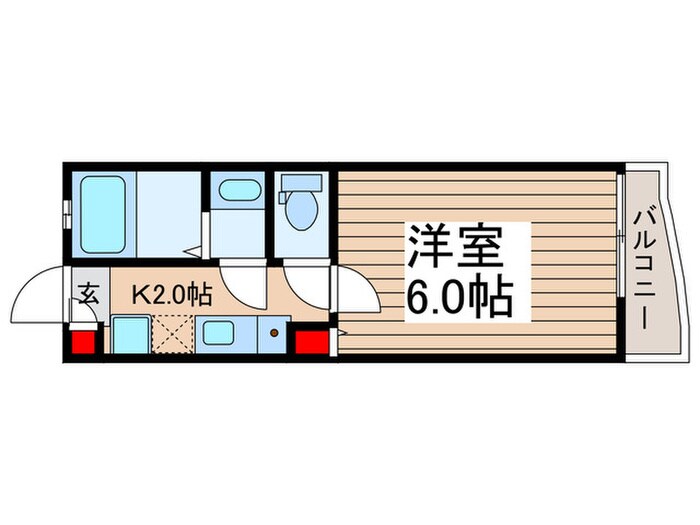 メルベーユ川越の物件間取画像