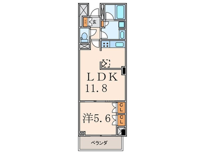 Brillia代官山ﾌﾟﾚｽﾃ-ｼﾞ(323)の物件間取画像