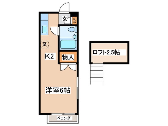 聖蹟リバーサイドブルーの物件間取画像