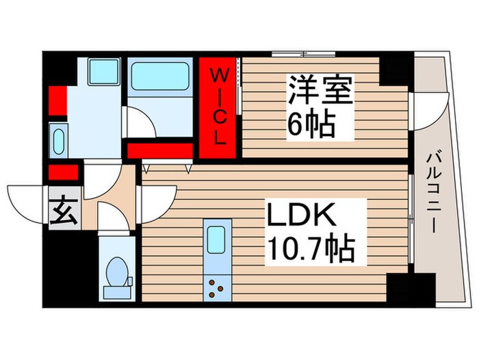 S-RESIDENCE千住大橋の物件間取画像