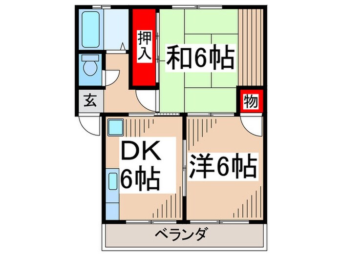 クレヴァ－ビル江戸川の物件間取画像