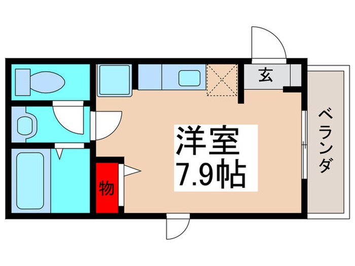 フォレスト原木中山の物件間取画像