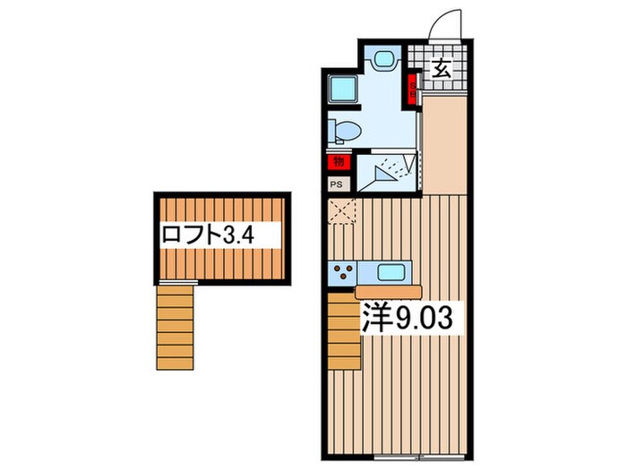 ラポール・ルポの物件間取画像