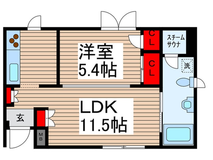 ECO Station House並木の物件間取画像