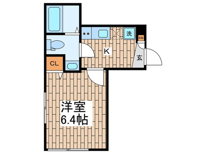 クリオラモード大森の物件間取画像