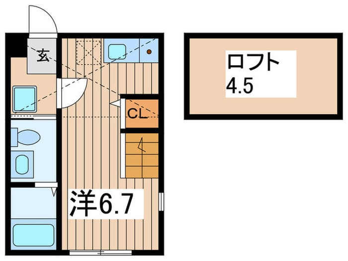 カーサ・レガーロの物件間取画像