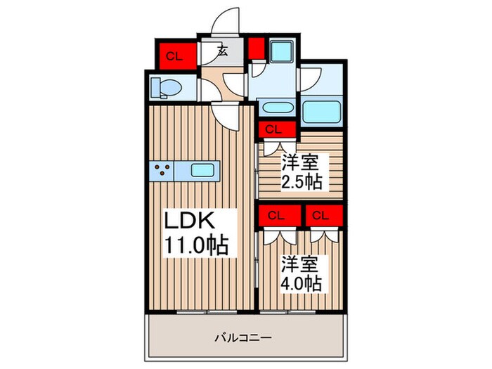 LIME RESIDENCE KAWAGUCHI EASTの物件間取画像