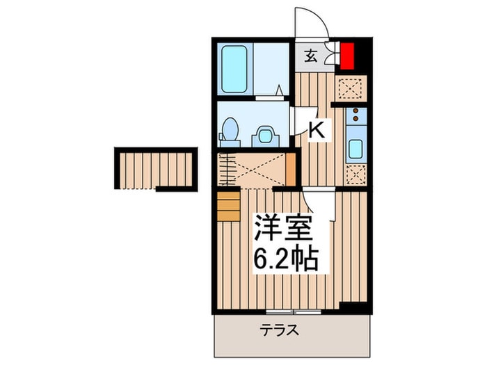 ｳﾞｨﾚｯｼﾞ京成高砂ｻｳｽｻｲﾄﾞの物件間取画像