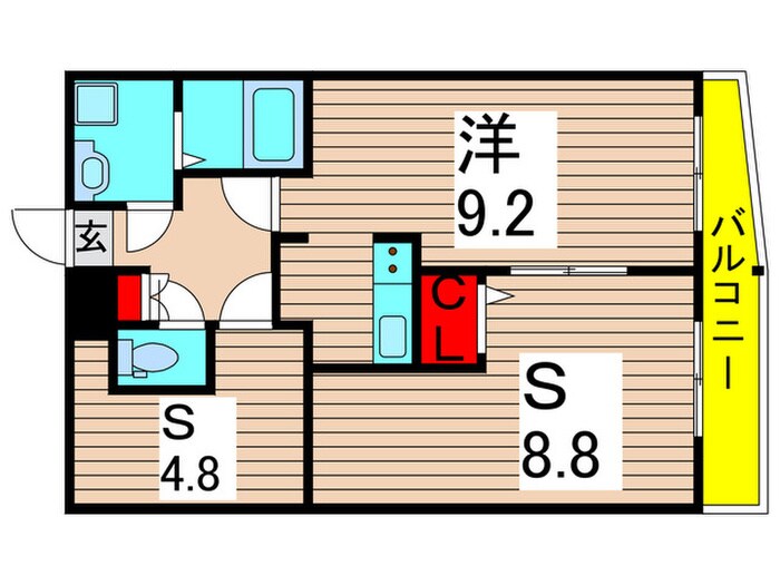 アーバハイツ扇大橋の物件間取画像