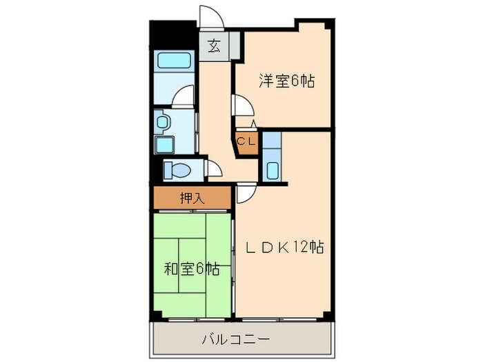 VIP中川の物件間取画像