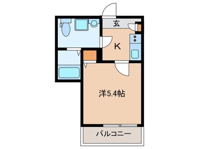 LAPUTA日の出の物件間取画像