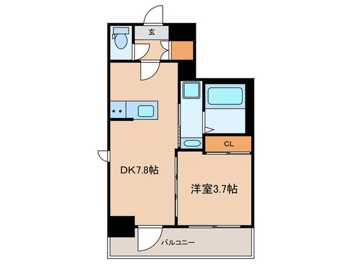 アルカンシエル新宿大京町の物件間取画像