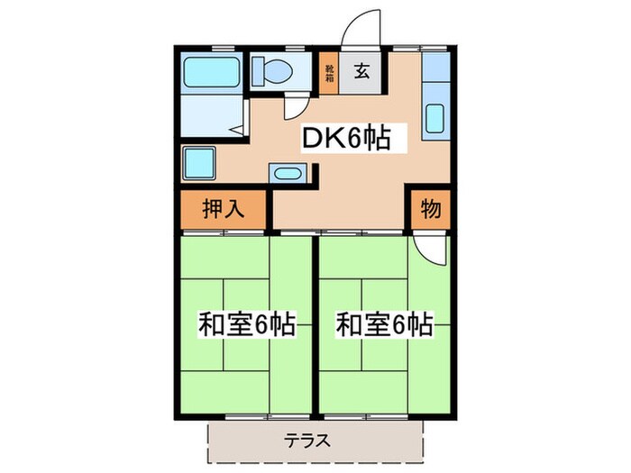 ファミール恵の物件間取画像