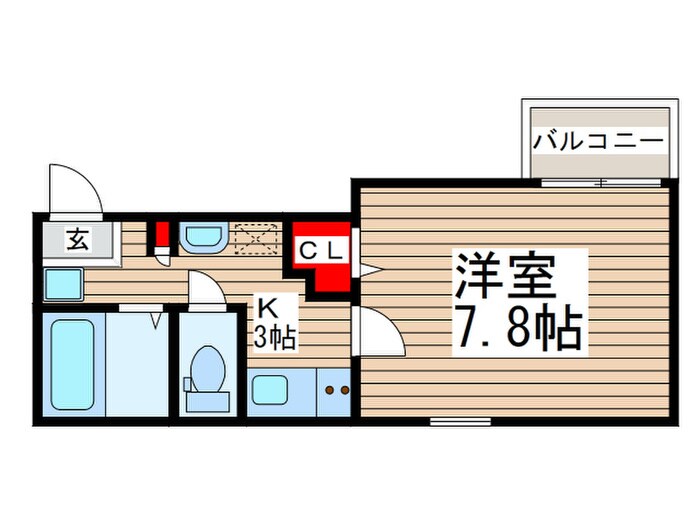 ブライティア平井の物件間取画像