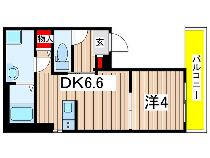 YURION蘇我の物件間取画像