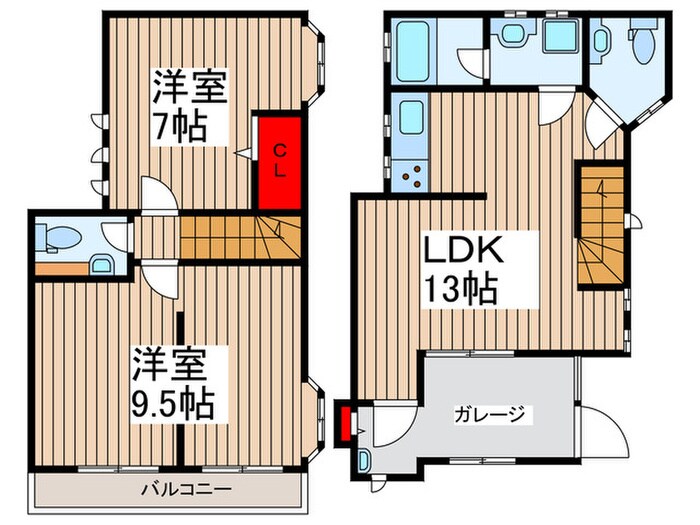 片山３丁目戸建の物件間取画像