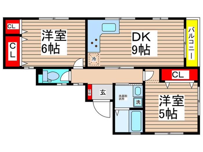 北方ハイムの物件間取画像