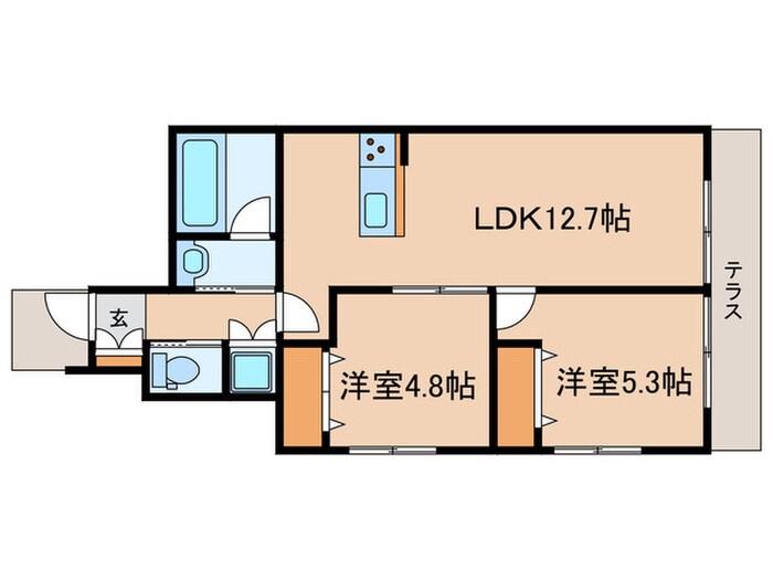 パークレジデンス平和台の物件間取画像