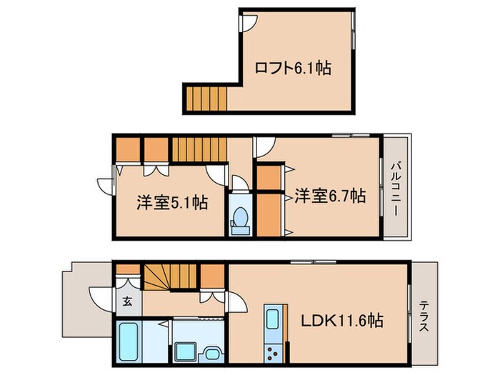 パークレジデンス平和台の物件間取画像