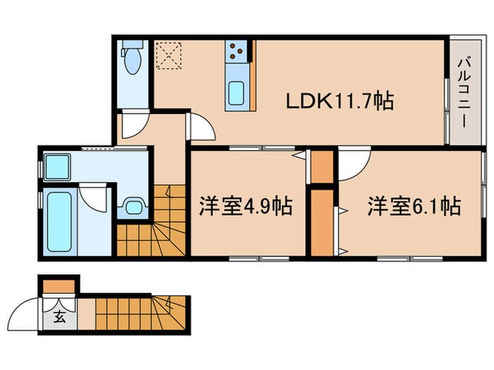 パークレジデンス平和台の物件間取画像