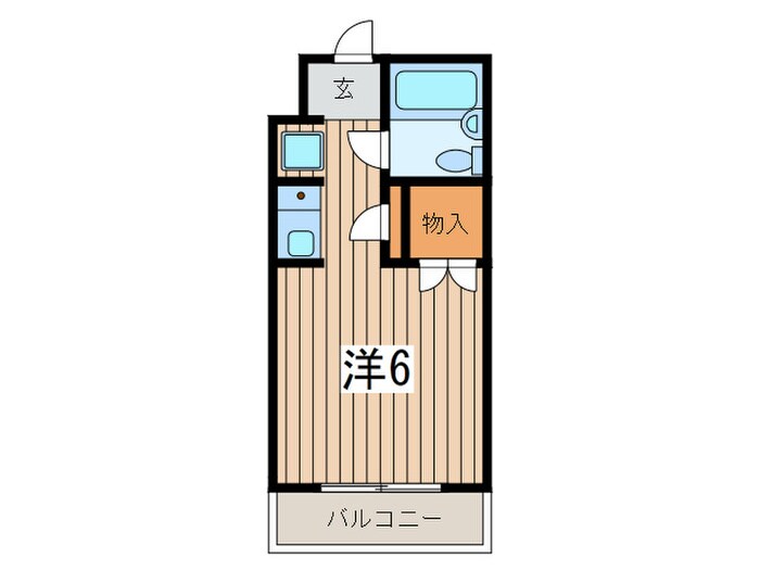 コスモポリタンの物件間取画像