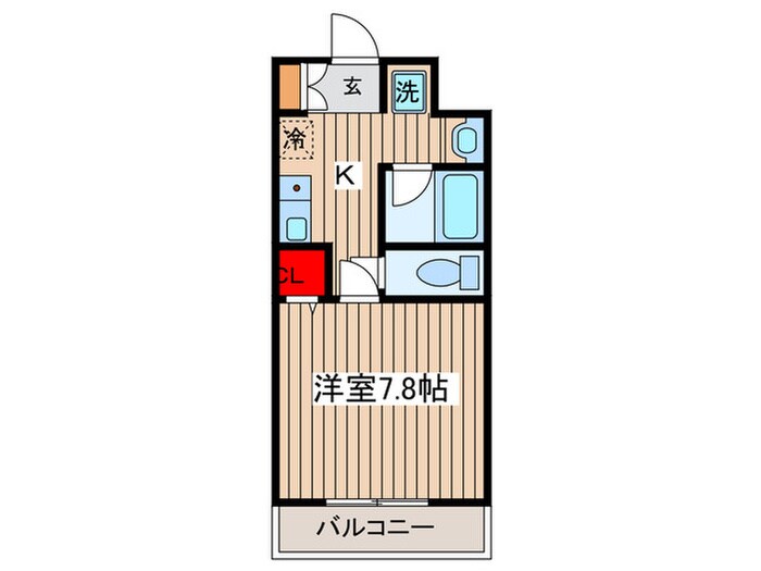 コンフォール・セリバの物件間取画像