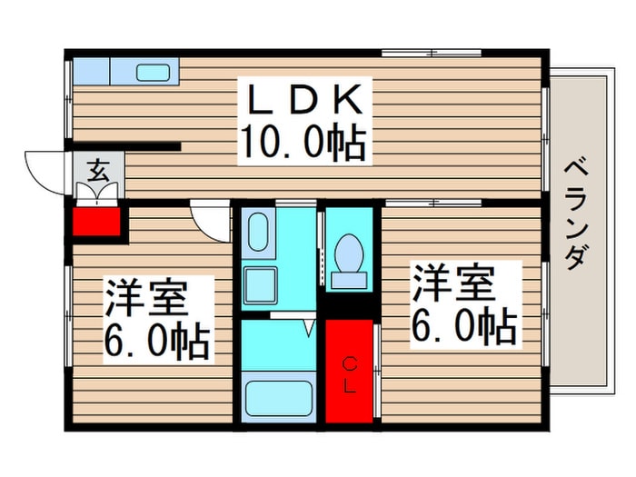 ハイメゾンエステーの物件間取画像