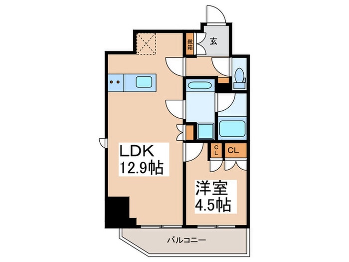 グランパセオ蔵前の物件間取画像