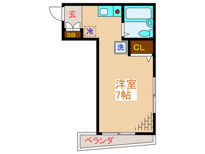 ウィングコ－ト奥戸の物件間取画像