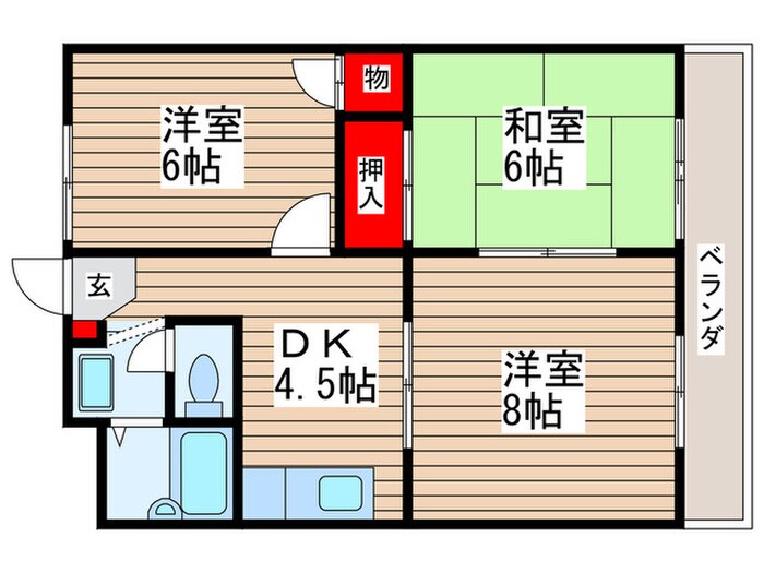 物件間取画像