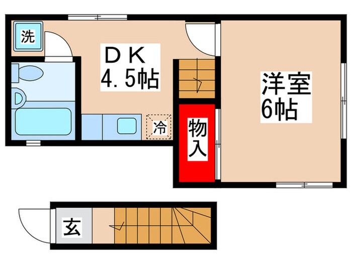 ハウスコスゲⅡの物件間取画像