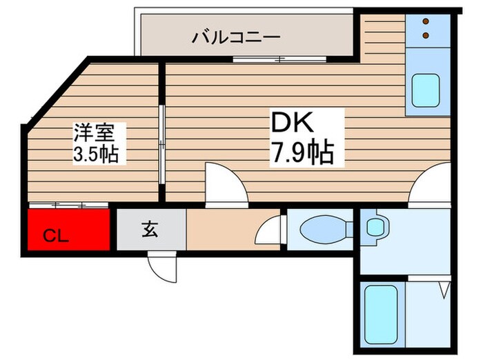 仮）ＡＪ馬橋０１３の物件間取画像