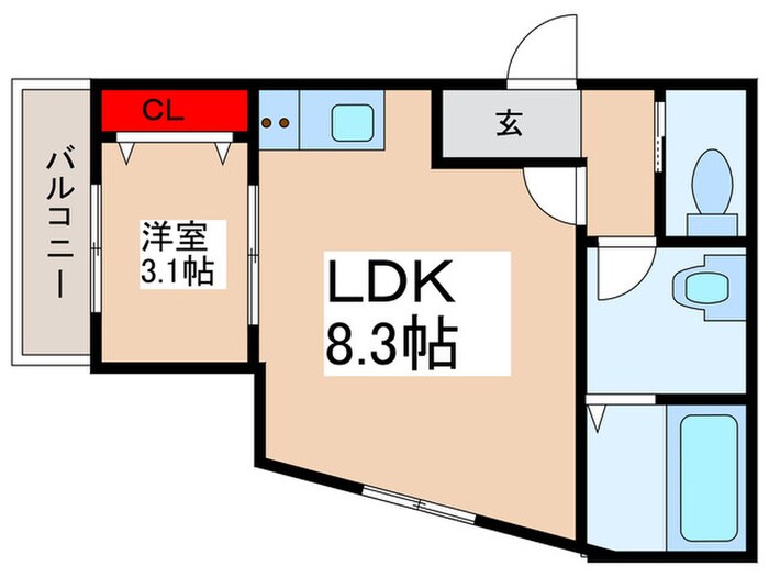 仮）ＡＪ馬橋０１３の物件間取画像