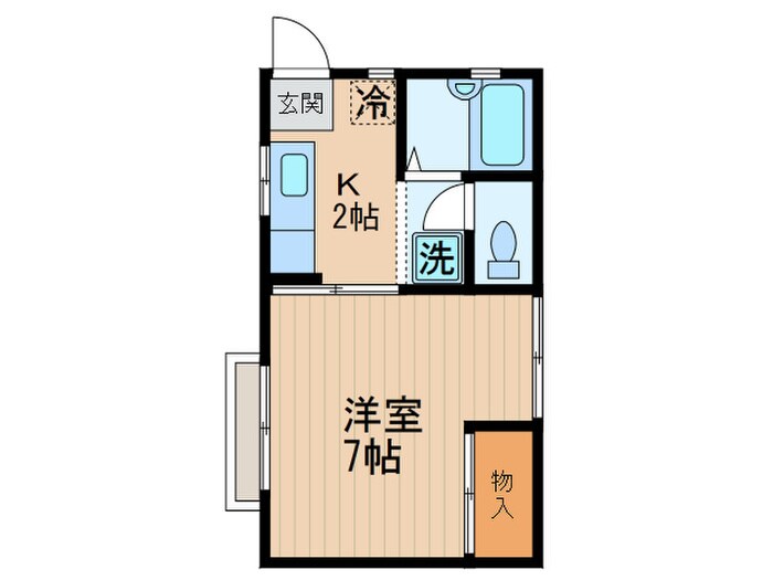 ＫＣハイツの物件間取画像