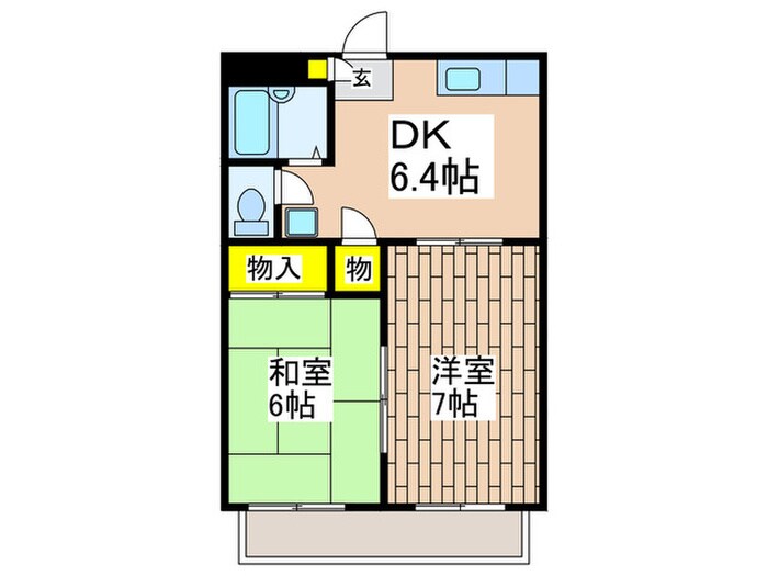 ハイム湘南の物件間取画像