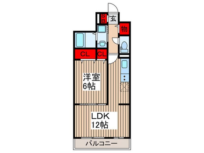つつじ庵の物件間取画像