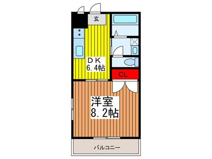 エコモ南浦和の物件間取画像