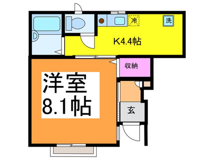 ボニ－トの物件間取画像