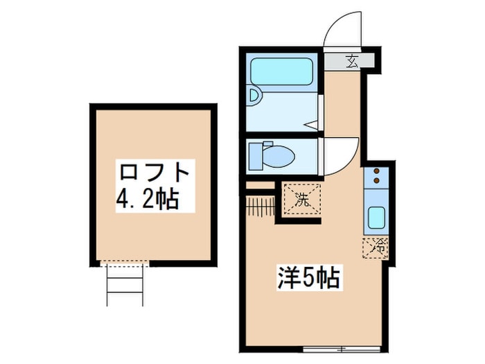 プライムテラスこどもの国の物件間取画像