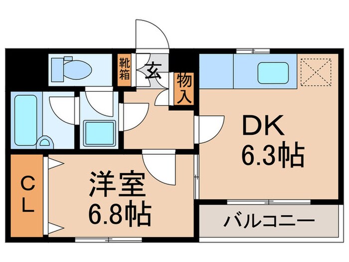 プラムコ－ト沼袋の物件間取画像