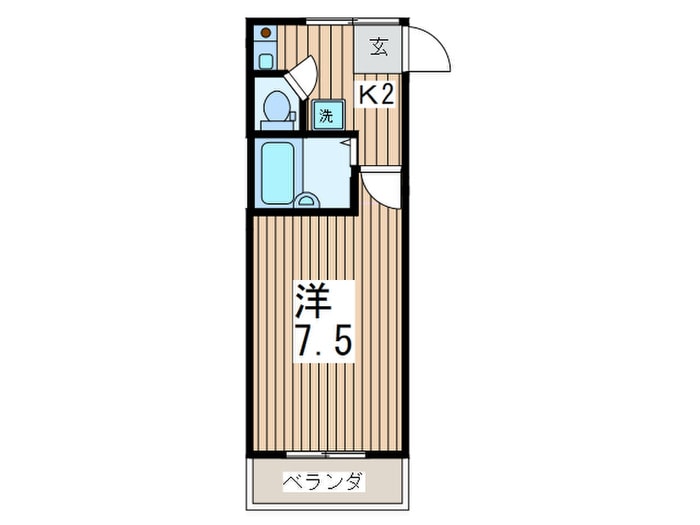 サノハイツⅠの物件間取画像