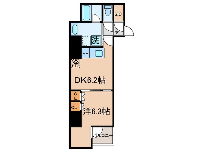 ザ・ライオンズフォーシア外神田の物件間取画像