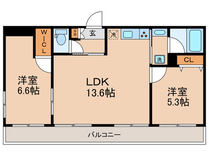 Nord Estの物件間取画像