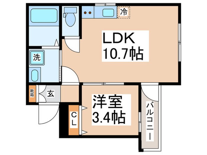 Bastet(ﾊﾞｽﾃﾄ)51の物件間取画像