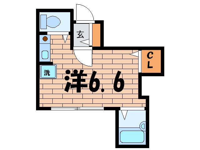 オ－ク上目黒の物件間取画像