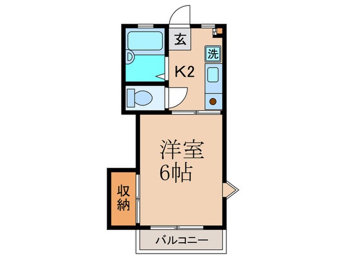 パ－クサイドクレの物件間取画像