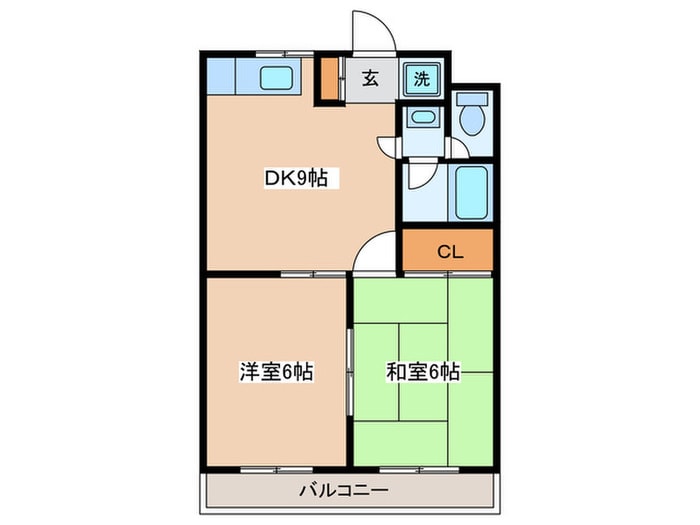 マンション及川の物件間取画像