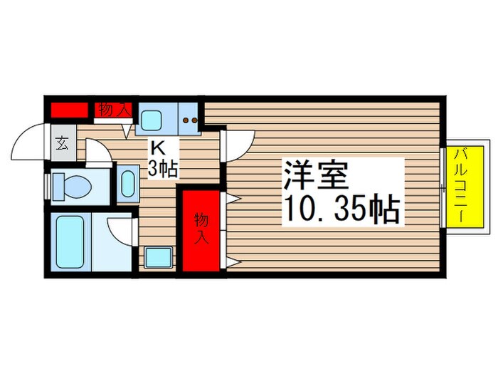 リヴェール市川C棟の物件間取画像