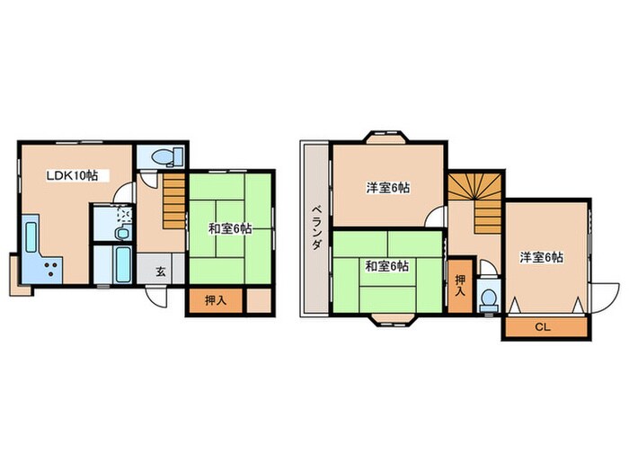 尾尻戸建の物件間取画像